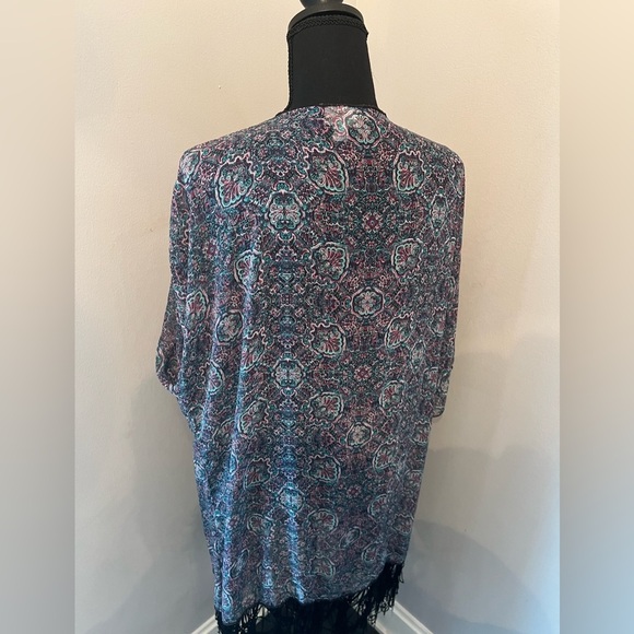 Lularoe Monroe Kimono Small Multicolor - Picture 5 of 6